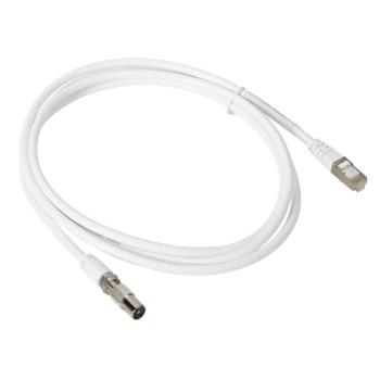  CORDON TV RJ45 / (IEC+F) 