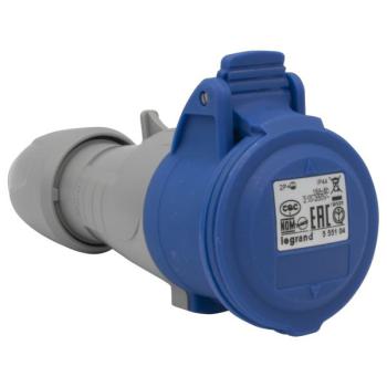  P.MOB 16A 2P+T 230V IP44 