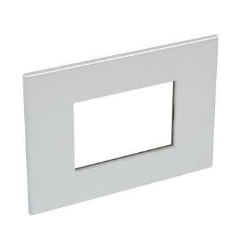  3 MOD PLAQ SQ SOFT ALU 