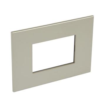  3 MOD PLAQ SQ CHAMPAGNE 