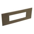  6 MOD PLAQ SQ DARK BRONZE 