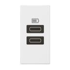  CHARG 1M 2USB C+C 15W BL 