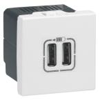 CHARG 2M 2USB A+A 2.4A 12W BL 