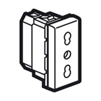  2P+T 10/16A ECLIPS ITALIE BL 