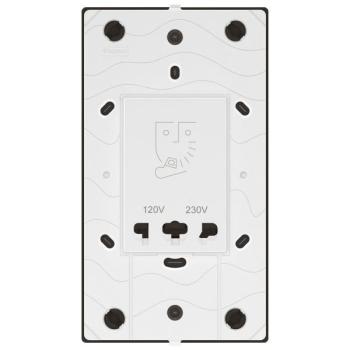  PRISE RASOIR 230V/120-230V  BL 