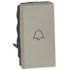  6A 1W BELL PUSH 1M SQ CH 