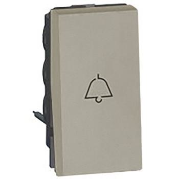  6A 1W BELL PUSH 1M SQ CH 