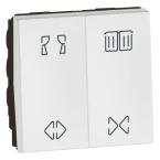  DOUBLE SWITCH FOR CURT. 2M SQW 