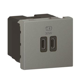  CHARG 2MOD USB C+C 30W PD 