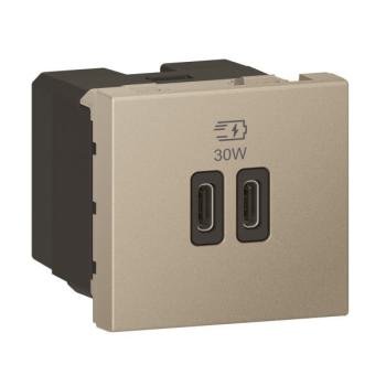  CHARG 2MOD USB C+C 30W PD 