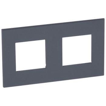  PLAQ 2X2M F/B SCHUKO C GRAPHIT 