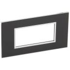  PLAQ 4M F/B C MIRROR  BLACK 