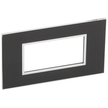  PLAQ 4M F/B C MIRROR  BLACK 