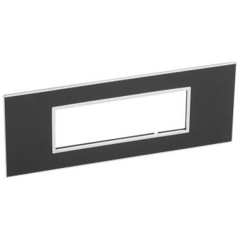  PLAQ 6M F/B C MIRROR  BLACK 