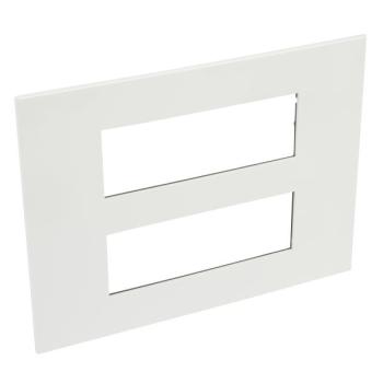  PLAQ 2X6M HORIZ F/B C BL 