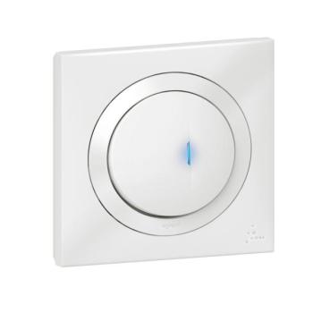  POUSSOIR LUM IP44 BLANC 