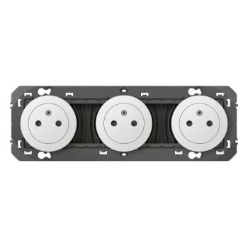  3X2P+T PRECABLEES BLANC 