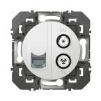  TV SAT ET RJ45 CAT6 STP BLANC 