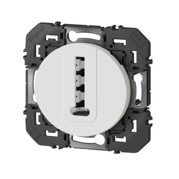  PRISE TELEPHONE EN T BLANC 