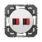  PRISE HT PARLEUR DOUBLE BLANC 