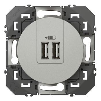  CHARG 2USB A+A 3A 15W ALU 