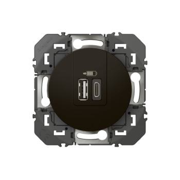  CHARG 2USB A+C 3A 15 W NOIR 