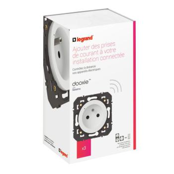  PACK EXT. 3 PRISES BLANC 