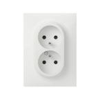  PRISE 2X2P+T 1POSTE ONE BLANC 