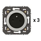  PACK EXT. 3 PRISES ALU 