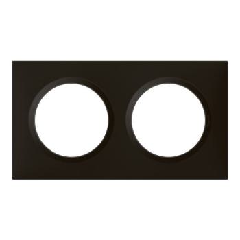  PLAQUE 2P NOIR VELOUR 