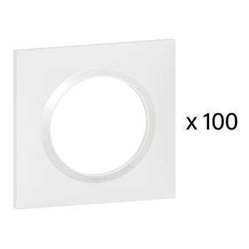  PLAQUE 1P BLANC X100 