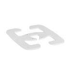  PIED POUR COLONNETTES BLANC 