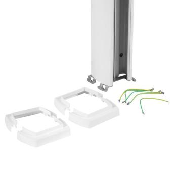  COLONNE 2CPTS CV80 3,92M BLANC 