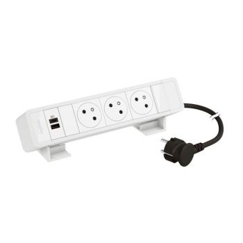  ON DESK 3PC FB USB A+C CORDON 