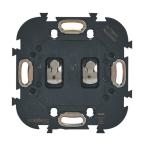  DBLE POUSSOIR 1P A LEV CHROME 