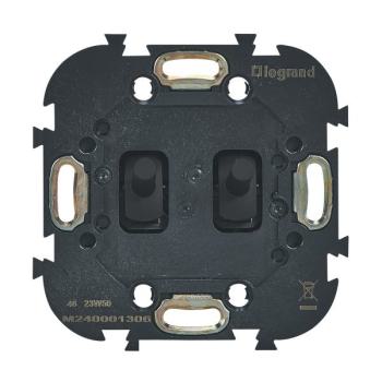  DOUBLE VV 1P A LEVIER NOIR MAT 