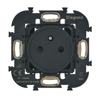  PRISE AFFLEURANTE 2P+T NOIR M 