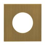  PLAQUE 2P+T EPURE BRONZE 