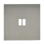  PLQ 1P USB EPURE ACIER BROSSE 