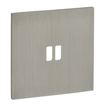  PLQ 1P USB EPURE ACIER BROSSE 