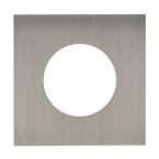  PLAQUE 2P+T EPURE ACIER BROSSE 