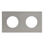  PLQ 2X2P+T EPURE ACIER BROSSE 