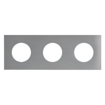  PLQ 3X2P+T EPURE ACIER BROSSE 