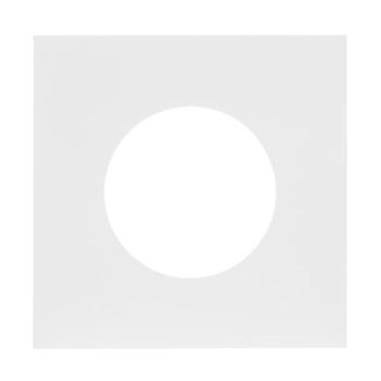  PLAQUE 2P+T EPURE BLANC SATIN 