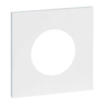  PLAQUE 2P+T EPURE BLANC SATIN 