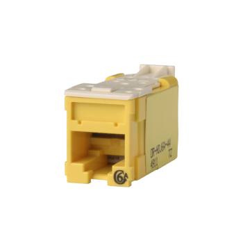 RJ45 HDJ CAT6A UTP JAUNES 