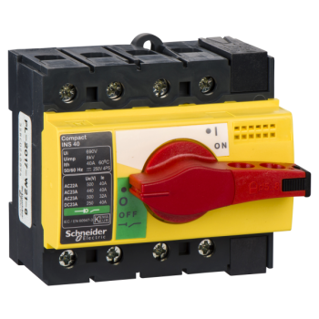  INS40 4P 40A ROUGE 
