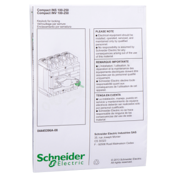  DISPOSITIF DE VERR. PR SE 