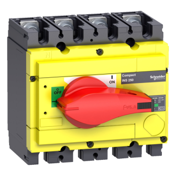  INS250 100A 4P ROUGE 