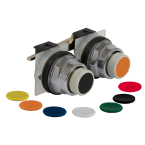  2 BOUTONS POUSSOIRS AVEC 